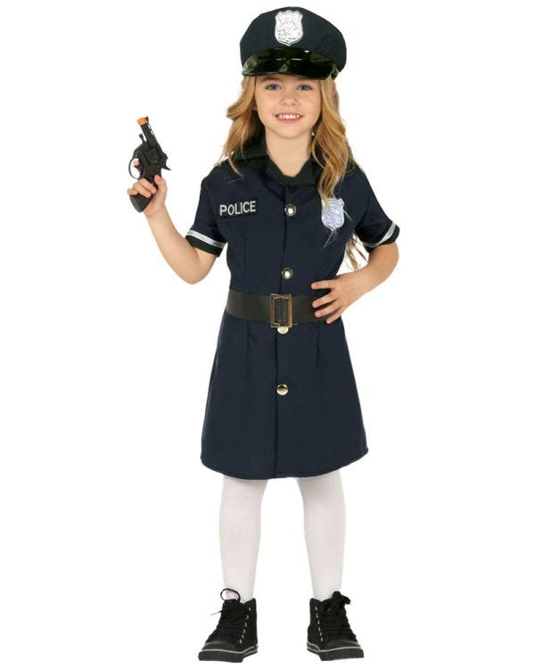 Police Girl - Child Costume