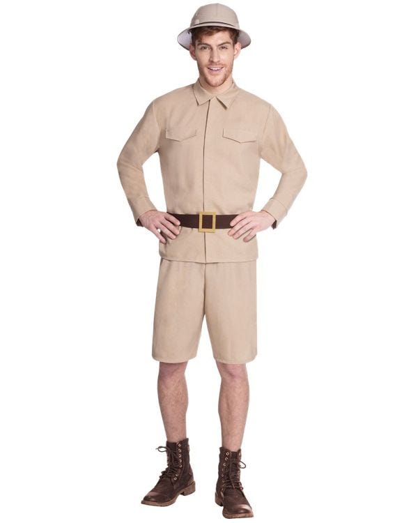 Safari Man - Adult Costume