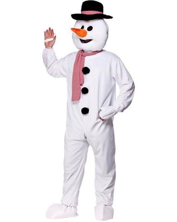 Snowman Mascot - Adult Costume