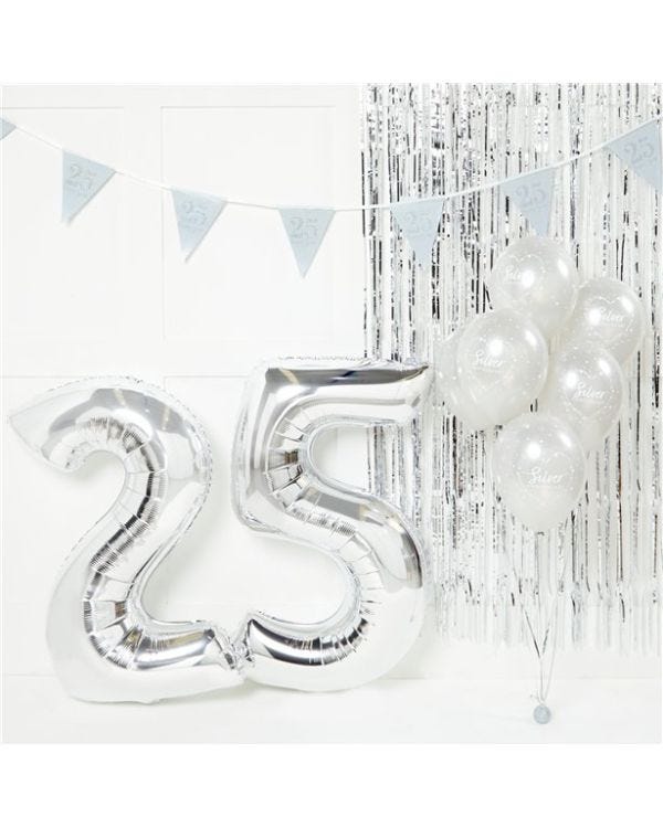 25th Wedding Anniversary Party - Ideas - Decorations