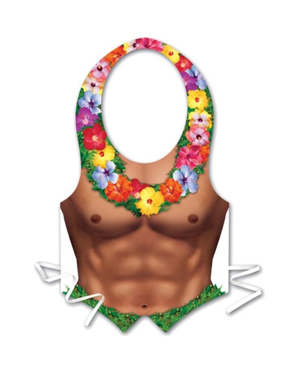 Plastic Hula Hunk Vest