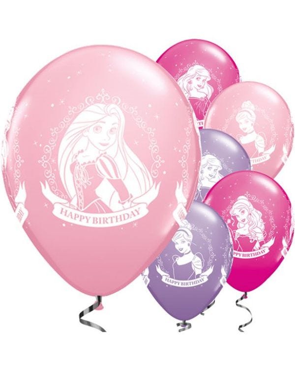 Disney Princess Balloons - 11&#039;&#039; Latex (25pk)