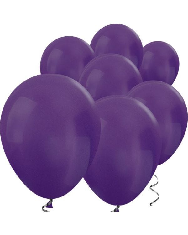 Violet Metallic Mini Balloons - 5&quot; Latex Balloons (100pk)