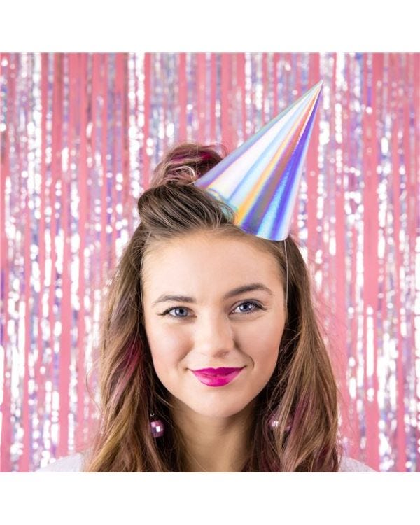 Iridescent Party Hats (6pk)