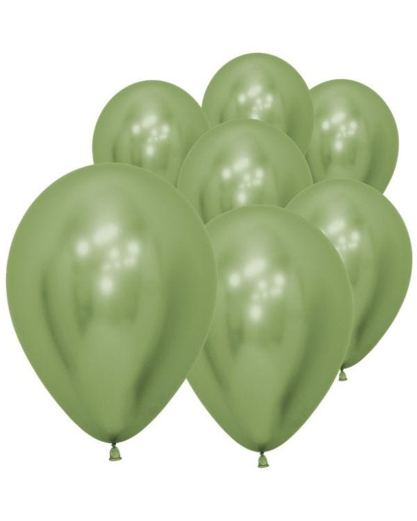 Lime Green Reflex Balloons - 5&quot; Latex (50pk)