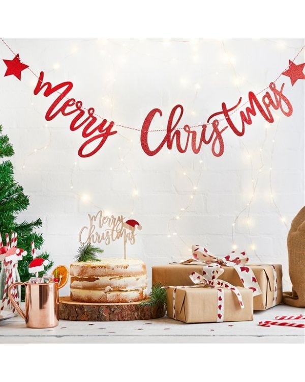 Merry Christmas Bunting - 2m