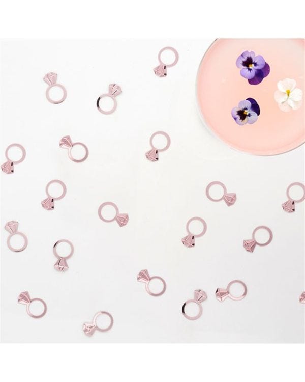 She Said Yaaas Rose Gold Ring Confetti (14g pack)