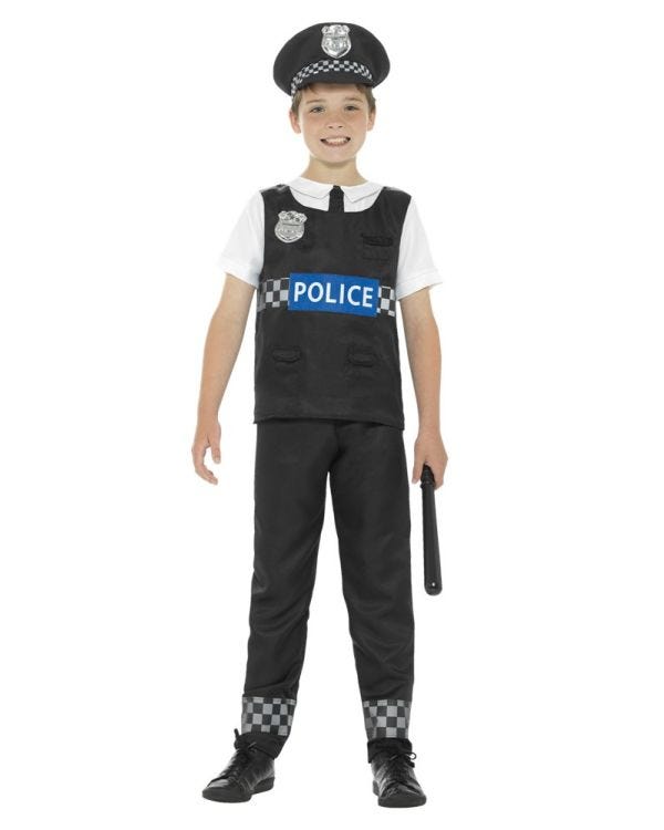 Police Officer UK - Child and Teen Costume