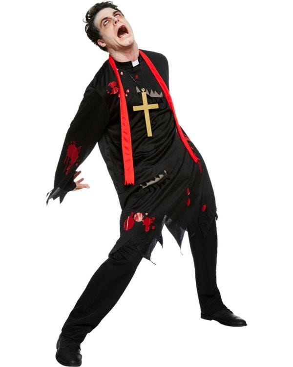 Zombie Vicar - Adult Costume