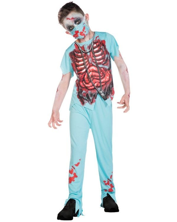 Zombie Surgeon - Child and Teen Costume