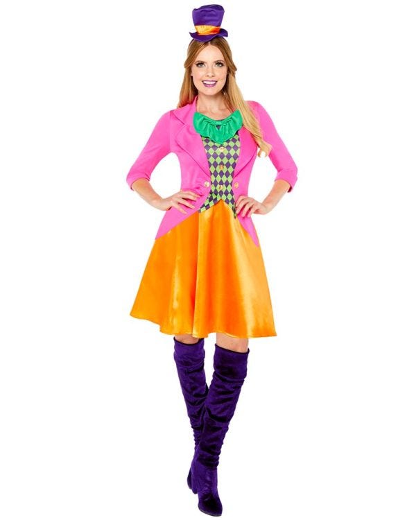 Miss Mad Hatter - Adult Costume