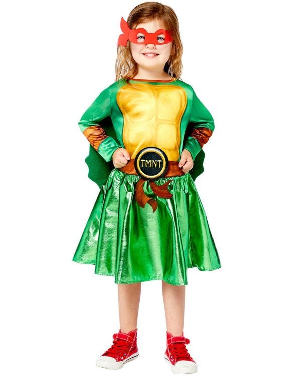 Teenage Mutant Ninja Turtle Dress - Child Costume