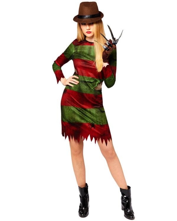 Freddy Kruger Dress - Adult Costume