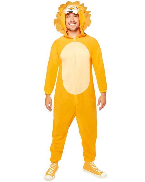 Lion Onesie - Adult Costume