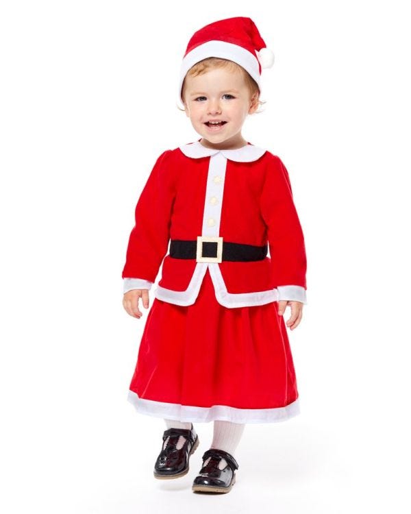 Little Miss Santa - Baby and Toddler Costume