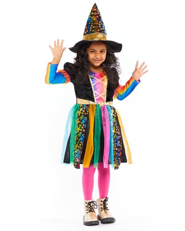 Rainbow Witch - Child Costume