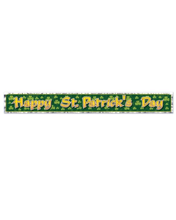 Happy St. Patrick&#039;s Day Tassel Banner - 1.52m