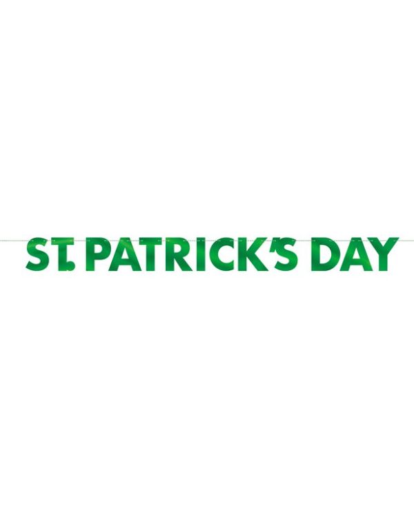 St Patrick&#039;s Day Banner - 3.2m