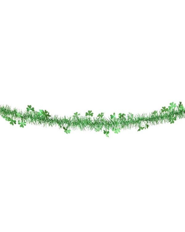 St Patrick&#039;s Day Tinsel Garland - 2m