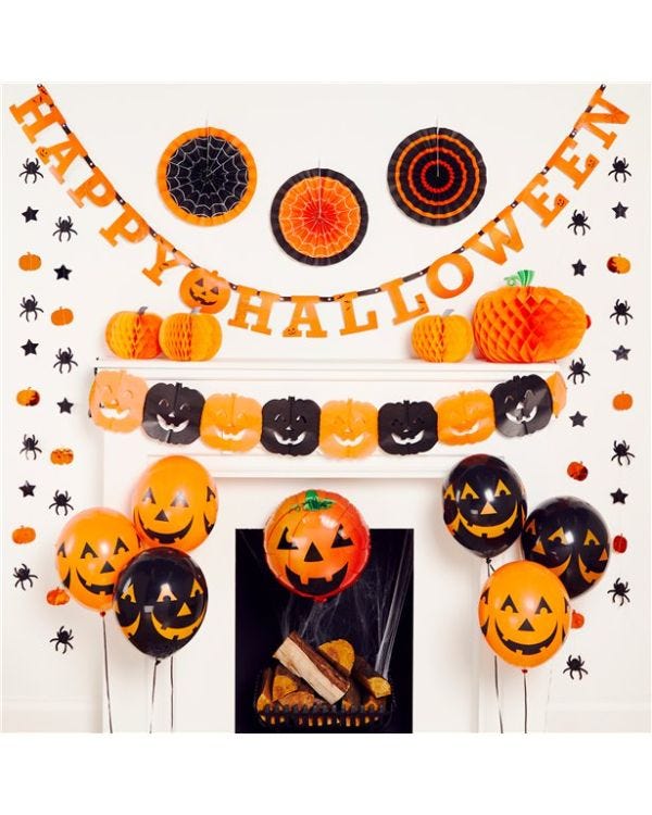 Pumpkin Halloween Decorating Kit