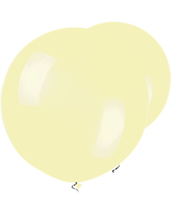 Lemonade Yellow Large Balloons - 36&quot; Latex (10pk)