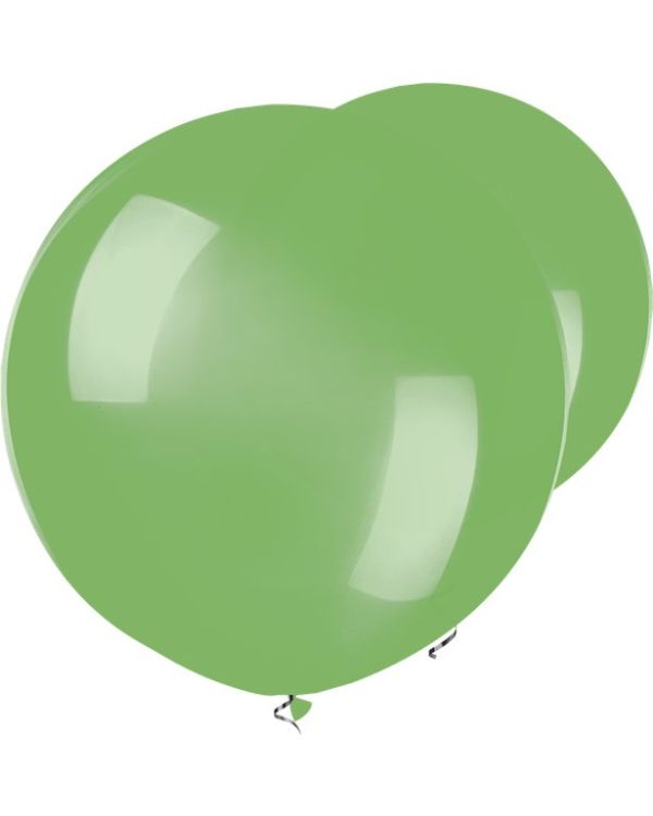 Green Balloons - 17&quot; Latex (50pk)