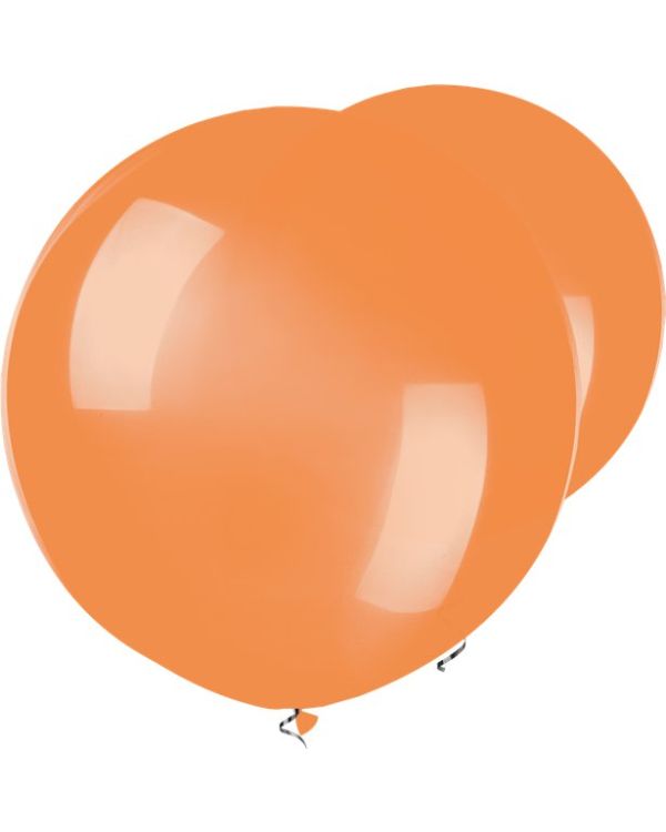 Orange Balloons - 17&quot; Latex (50pk)