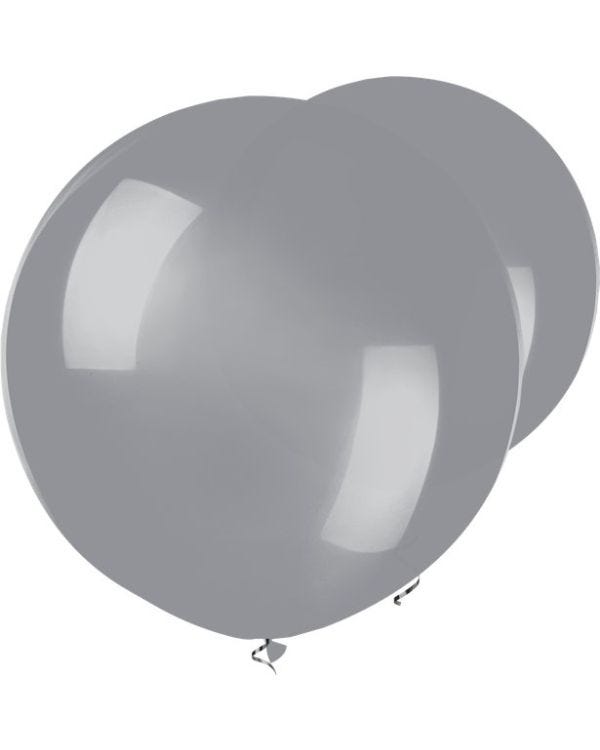 Grey Smoke Large Balloons - 36&quot; Latex (10pk)