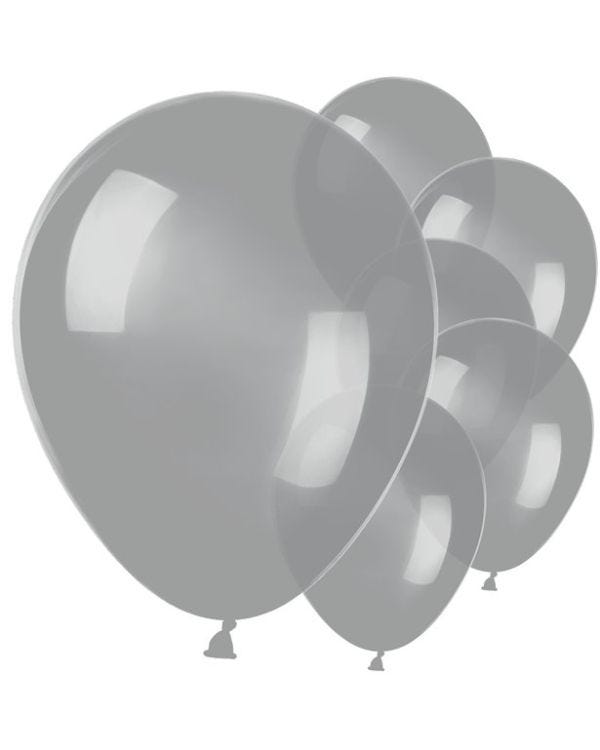 Silver Balloons - 11&quot; Latex (100pk)