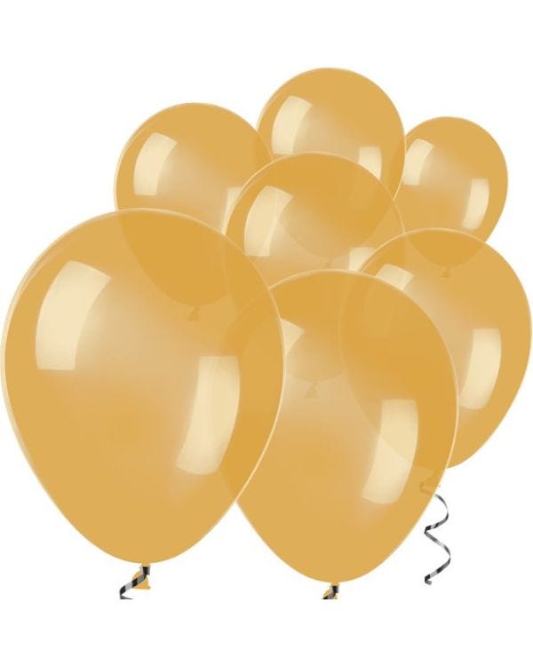 Gold Balloons - 5&quot; Latex (50pk)