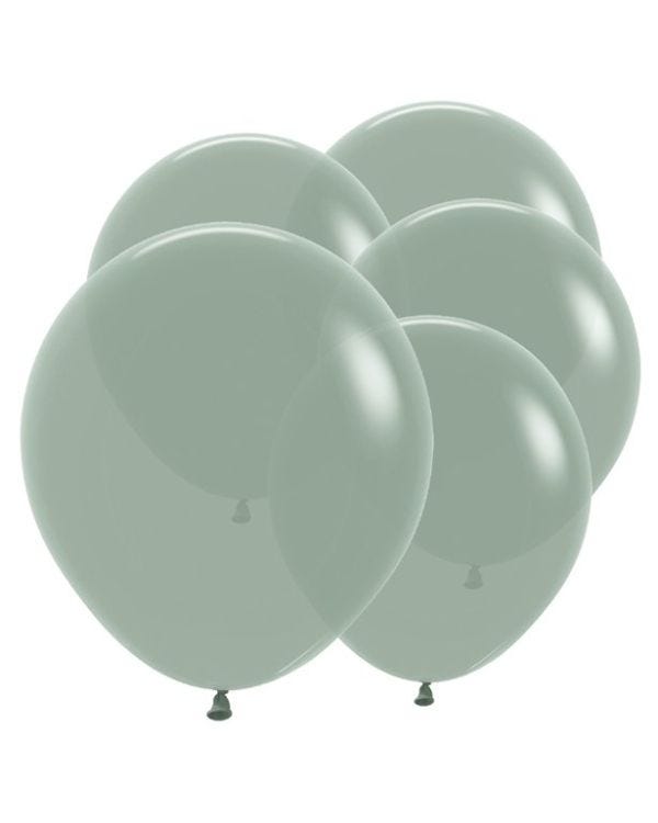 Pastel Dusk Laurel Green Balloons - 18&quot; Latex (25pk)