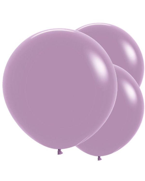 Pastel Dusk Lavender Balloons - 24&quot; Latex (3pk)