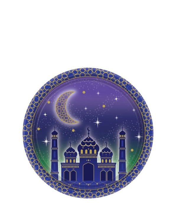 Eid Paper Pates - 18cm (8pk)