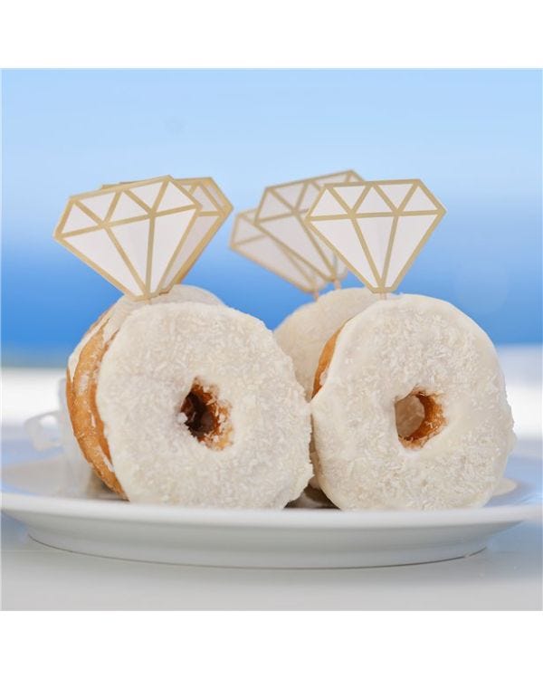 Engagement Donut Stick Rings (6pk)