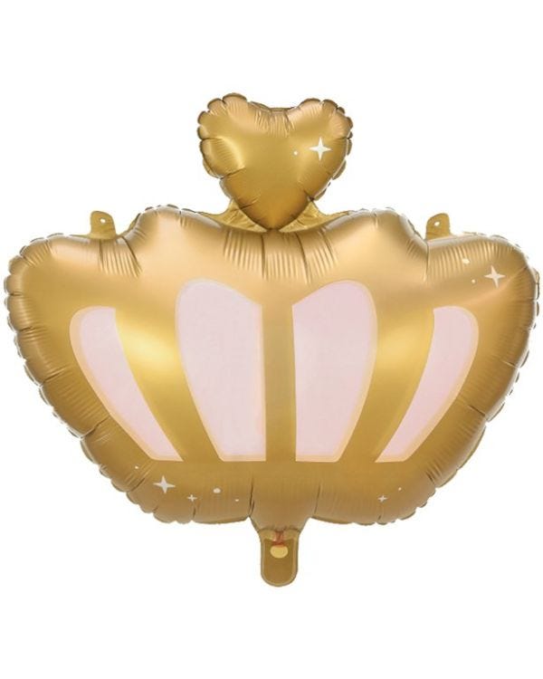 Gold Crown Balloon - 20&quot; Foil