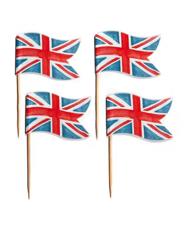 Union Jack Flag Picks (12pk)