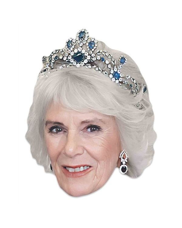 Camilla Queen Consort Card Mask