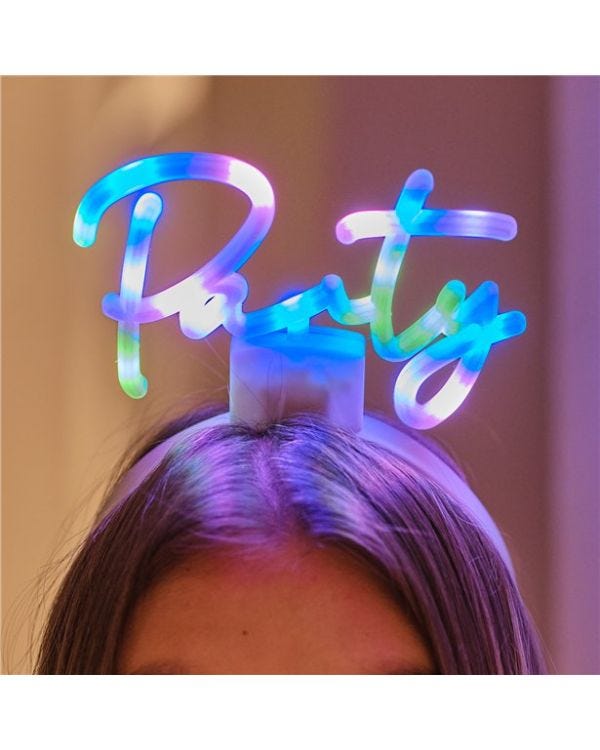 Light Up &#039;Party&#039; Headband
