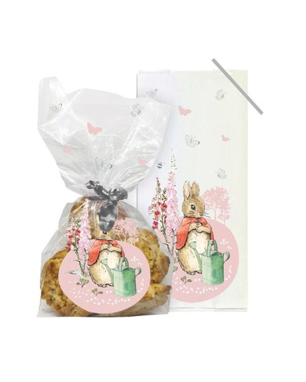 Flopsy Bunny Cello Treat Bags with Twist Ties (20pk)