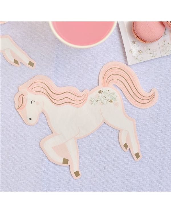 Princess Horse Paper Napkins - 31cm (16pk)