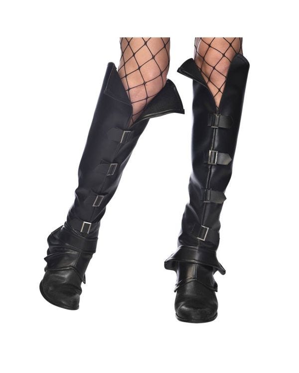 Leather-Look Boot Covers