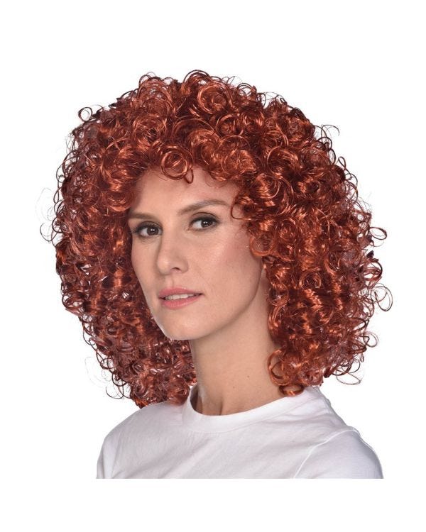 Brown Curly Wig