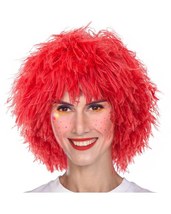 Red Clown Wig