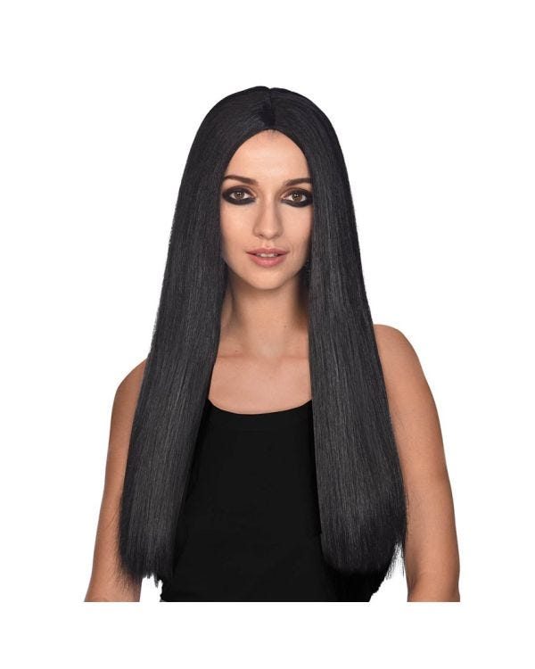 Long Black Gothic Wig