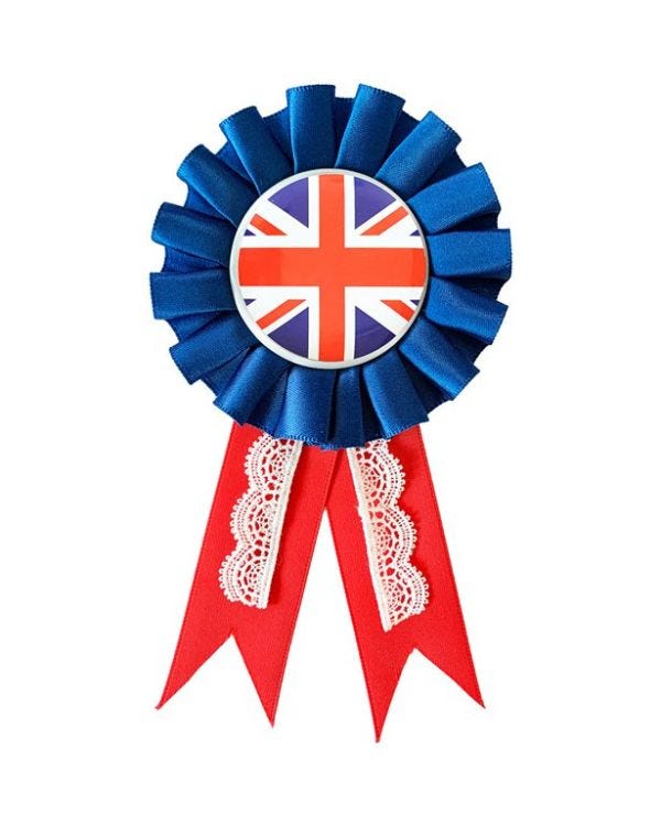 Union Jack Rosette - 15cm
