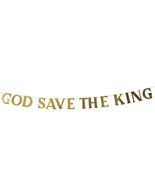 God Save the King Banner - 2m
