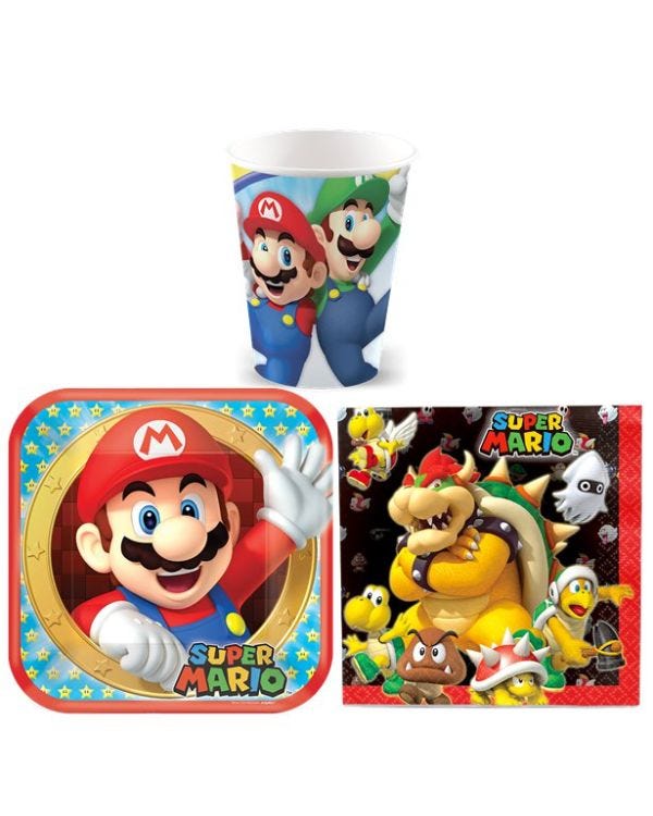Super Mario - Super Value Party Pack for 8