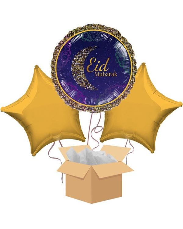 Opulent Eid Balloon - Delivered Inflated