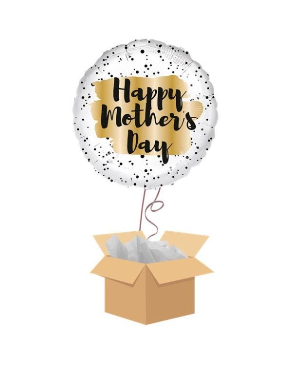 Mother&#039;s Day Gold Spot Balloon - Delivered Inflated