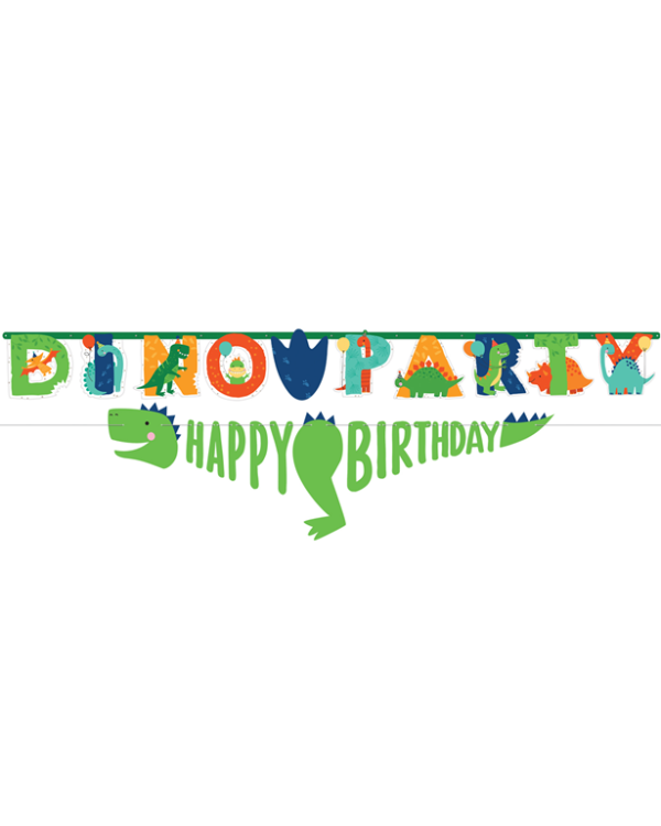 Dino-Mite Letter Banner - 2.3m